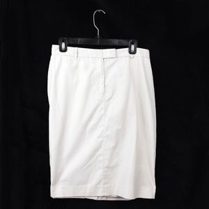 Brooks Brothers Khaki Cotton Skirt Size 8